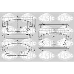 Plaquettes De Frein Avant Pour Opel Ampera Astra J - Mokka Zafira Tourer C Van