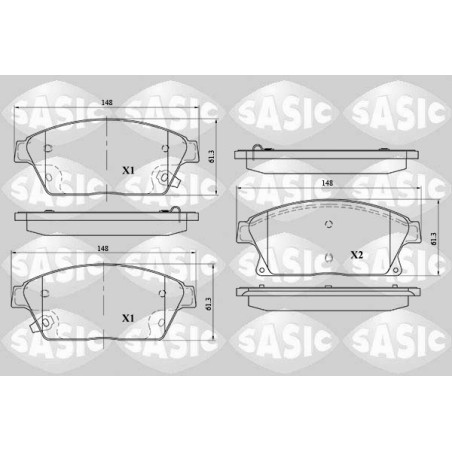 Plaquettes De Frein Avant Pour Opel Ampera Astra J - Mokka Zafira Tourer C Van