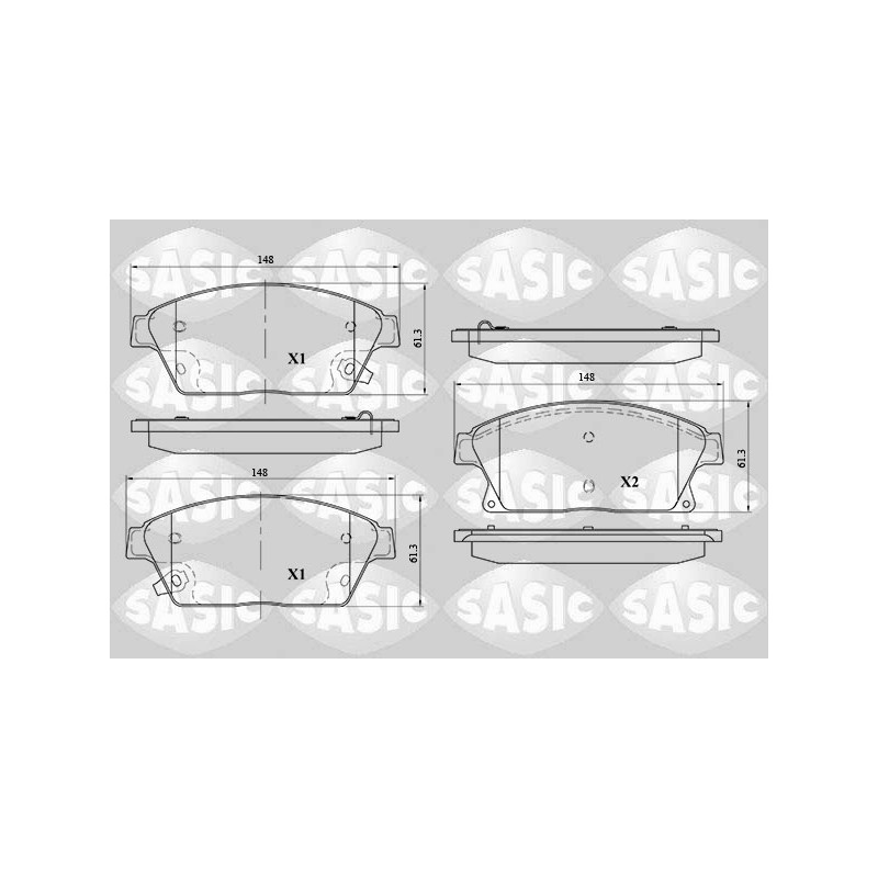 Plaquettes De Frein Avant Pour Opel Ampera Astra J - Mokka Zafira Tourer C Van