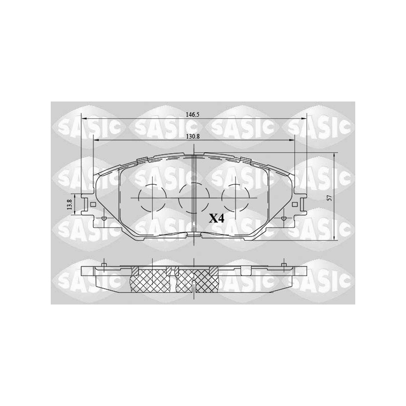 Plaquettes De Frein Avant Pour Toyota Auris Prius Plus Van RAV 4 III 0446542140
