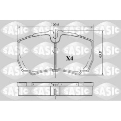Plaquettes De Frein Arrière Pour Ford Transit Iveco Daily III IV VI