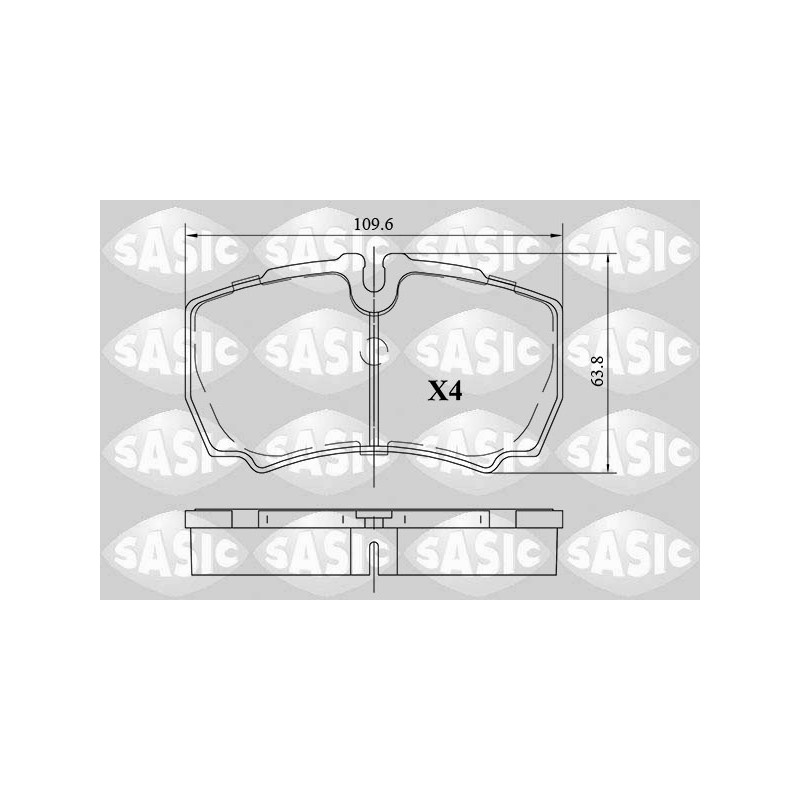 Plaquettes De Frein Arrière Pour Ford Transit Iveco Daily III IV VI