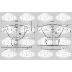 Plaquettes De Frein Avant Pour BMW Série 3 E90 E91 E92 E93 5 E60 34116764540
