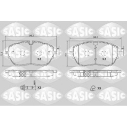 Plaquettes De Frein Avant Pour Peugeot II Opel Citroën DS 1612373080 1647859680