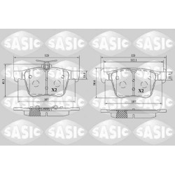 Plaquettes De Frein Arrière Pour VW Audi A3 Q2 Seat Skoda 3Q0698451N 3QF698451