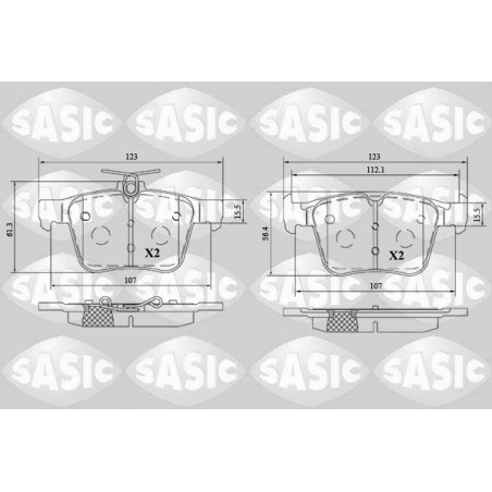 Plaquettes De Frein Arrière Pour VW Audi A3 Q2 Seat Skoda 3Q0698451N 3QF698451