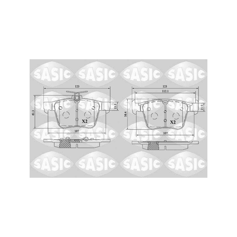 Plaquettes De Frein Arrière Pour VW Audi A3 Q2 Seat Skoda 3Q0698451N 3QF698451
