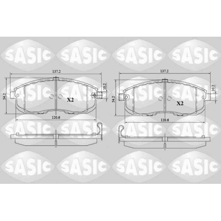 Plaquettes De Frein Avant Pour Nissan Cube Juke Van Pulsar Tiida D10601FE0A