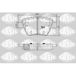 Plaquettes De Frein Arrière Pour VW Audi A1 A3 Seat Skoda 2K5698451 5K0698451