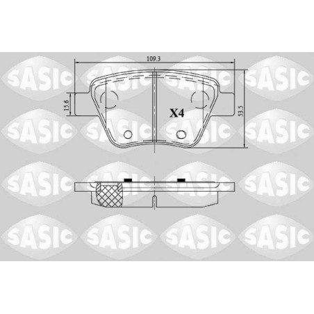 Plaquettes De Frein Arrière Pour VW Audi A1 A3 Seat Skoda 2K5698451 5K0698451
