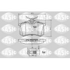 Plaquettes De Frein Arrière Pour Peugeot Renault VW Audi 1623180780 440600295R