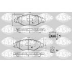 Plaquettes De Frein Avant Pour Peugeot 206 206+ 425212 425228 425302 425303