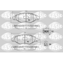 Plaquettes De Frein Avant Pour Peugeot 206 206+ 425212 425228 425302 425303