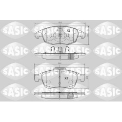 Plaquettes De Frein Avant Pour Peugeot Citroën DS 1623816280 1647862480 425361