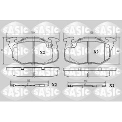 Plaquettes De Frein Avant Pour Peugeot Renault Citroën 425052 7701201542 425069