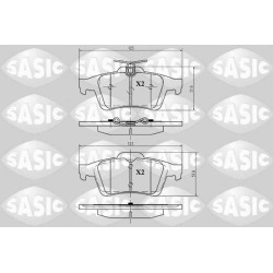 Plaquettes De Frein Arrière Pour Renault Opel Ford Citroën 440600002R 13322091