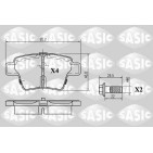 Plaquettes De Frein Arrière Pour Peugeot 207 307 Citroën C4 I -