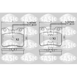 Plaquettes De Frein Avant Pour Peugeot 106 I II Citroën Saxo