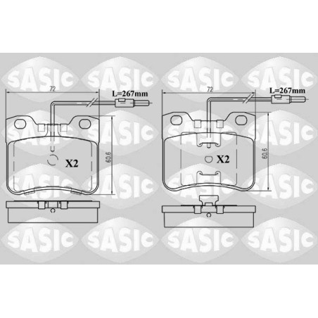 Plaquettes De Frein Avant Pour Peugeot 106 I II Citroën Saxo