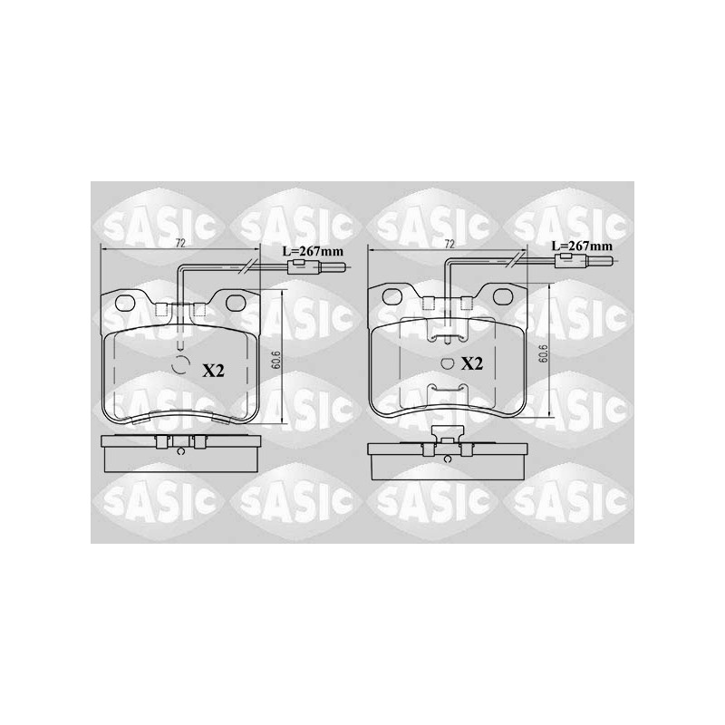 Plaquettes De Frein Avant Pour Peugeot 106 I II Citroën Saxo