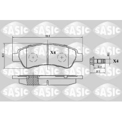 Plaquettes De Frein Arrière Pour Peugeot Fiat Citroën 1611140880 71770028