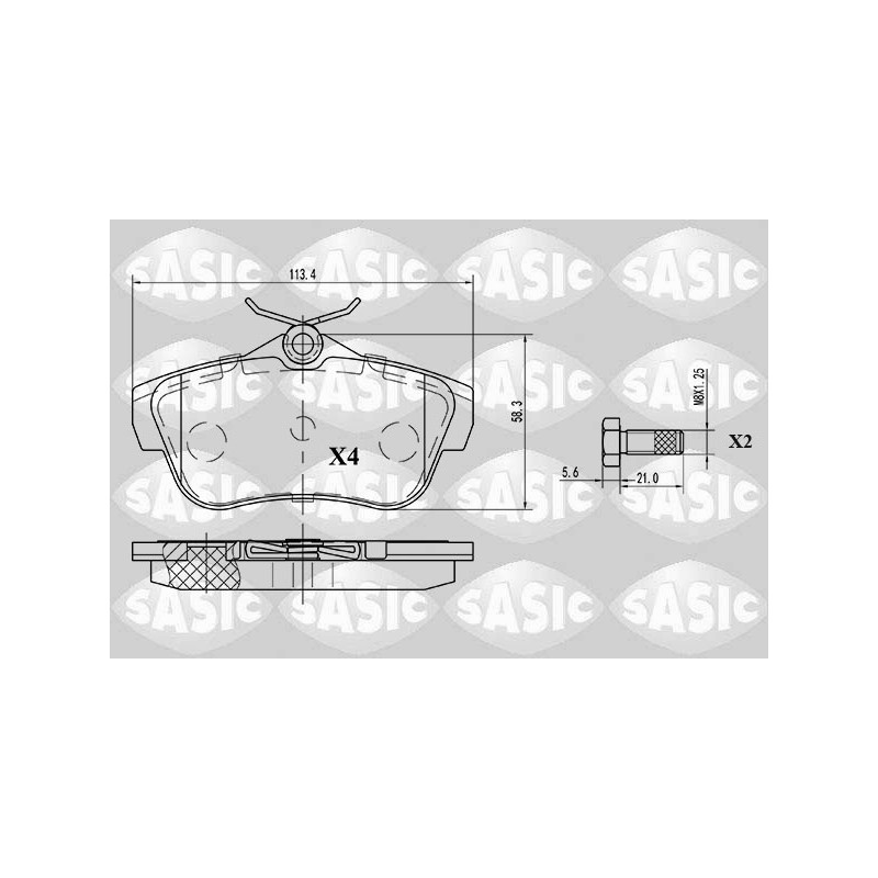 Plaquettes De Frein Arrière Pour Peugeot Fiat Toyota Citroën Jumpy 1617280980