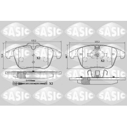 Plaquettes De Frein Avant Pour Peugeot 407 508 I Citroën C5 III