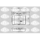 Plaquettes De Frein Arrière Pour Peugeot 406 607 425130 425208 425266