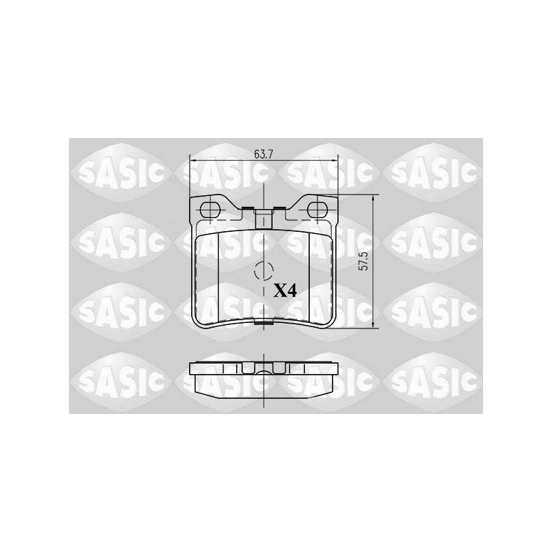 Plaquettes De Frein Arrière Pour Peugeot 406 607 425130 425208 425266