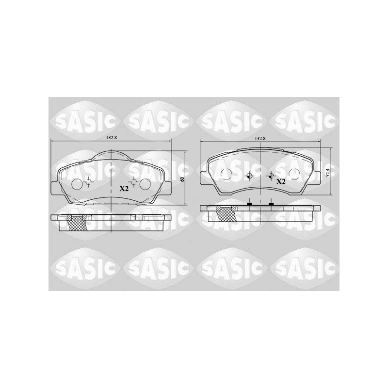 Plaquettes De Frein Avant Pour Peugeot 301 308 II Citroën C-Elysee C4 Cactus