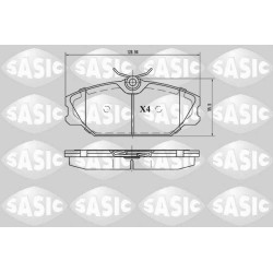 Plaquettes De Frein Avant Pour Renault Clio II Laguna I Megane Scenic 410604441R