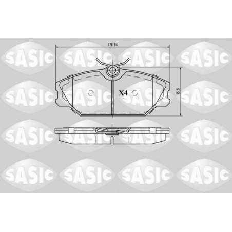 Plaquettes De Frein Avant Pour Renault Clio II Laguna I Megane Scenic 410604441R