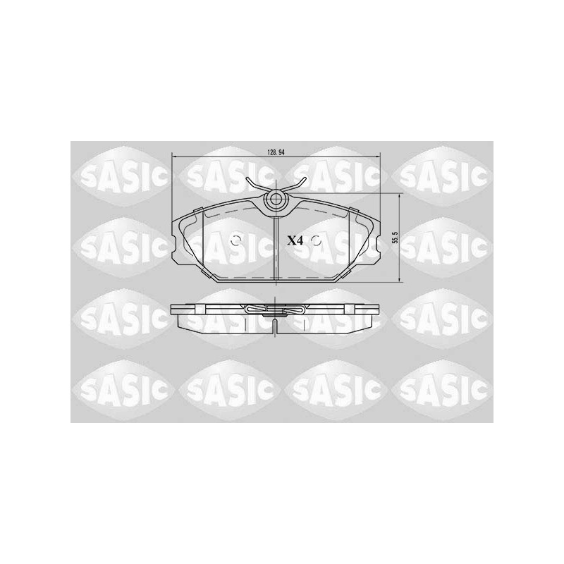 Plaquettes De Frein Avant Pour Renault Clio II Laguna I Megane Scenic 410604441R