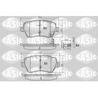 Plaquettes De Frein Avant Pour Opel Agila (B) Suzuki Splash Swift III