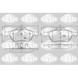 Plaquettes De Frein Avant Pour Renault Laguna II III Twingo Wind 7701209808
