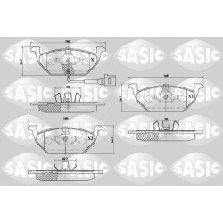 Plaquettes De Frein Avant Pour VW Beetle Bora Audi Seat Skoda 1K0698151M