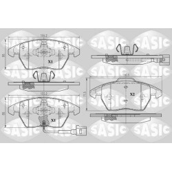 Plaquettes De Frein Avant Pour VW Audi Seat Altea Skoda 3C0698151D 3C0698151J