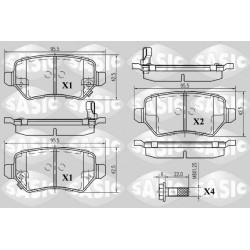 Plaquettes De Frein Arrière Pour Opel Meriva A B Zafira Family Kia Venga