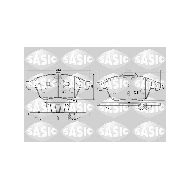 Plaquettes De Frein Avant Pour Renault Arkana I Clio IV Fluence 410600629R