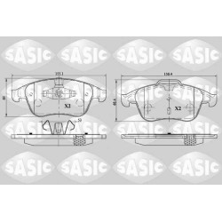 Plaquettes De Frein Avant Pour Renault Latitude 410607585R