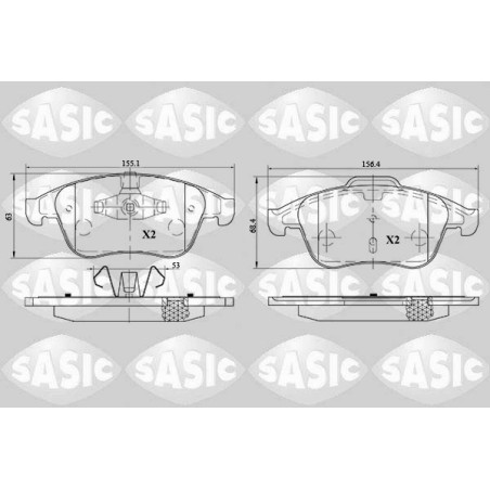 Plaquettes De Frein Avant Pour Renault Latitude 410607585R