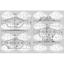 Plaquettes De Frein Avant Pour Toyota Yaris Daihatsu Charade VIII 044650D050