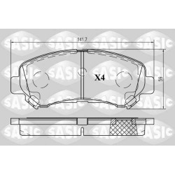 Plaquettes De Frein Avant Pour Nissan Qashqai +2 I Van II SUV X-Trail Suzuki