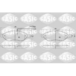 Plaquettes De Frein Avant Pour Peugeot Opel Fiat Citroën 1612433880 77367092