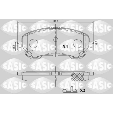Plaquettes De Frein Avant Pour Renault Kadjar Koleos II Nissan Qashqai II SUV