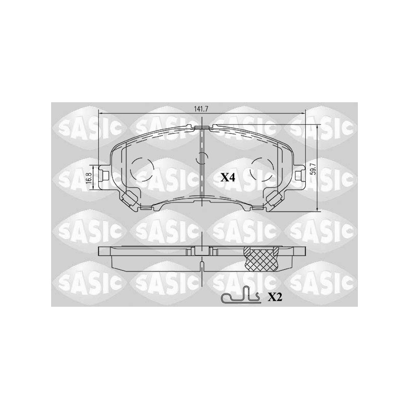 Plaquettes De Frein Avant Pour Renault Kadjar Koleos II Nissan Qashqai II SUV