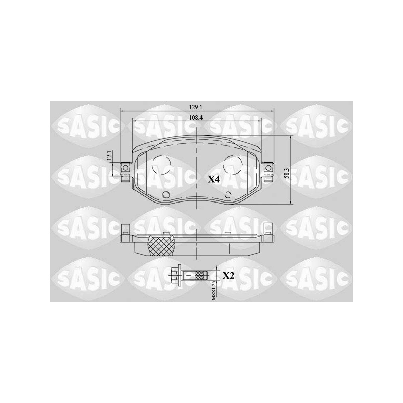 Plaquettes De Frein Avant Pour Renault Megane IV 410603407R 410605929R