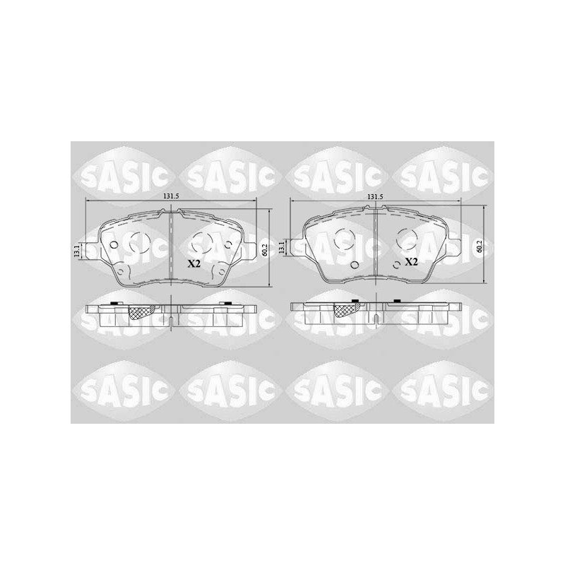 Plaquettes De Frein Avant Pour Ford B-Max Fiesta VI Tourneo Transit 1860476