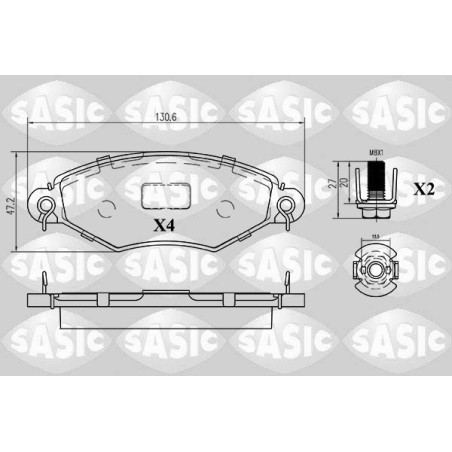 Plaquettes De Frein Avant Pour Peugeot 206 306 425191 425204 425209