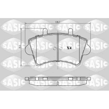 Plaquettes De Frein Avant Pour Renault Opel Nissan 7701206727 1605980 4106000QAD